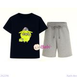  Bộ Thun Bé Trai Tay Ngắn Quần Ngắn Họa Tiết Đẹp (23kg - 62kg) 