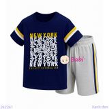  Bộ Tay Ngắn Quần Lửng In Chữ NewYork (30-60kg) 