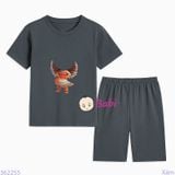  Bộ Bé Gái Quần Lửng In Họa Tiết Đẹp H1 (23-56kg) 