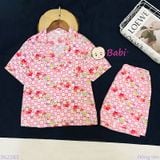  Bộ Pijama Tay Ngắn Quần Đùi Nhiều Họa Tiết (25-58kg) 