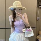  Áo Dây Kèm Bra Nhiều Màu Xinh Xắn (Free Size) 