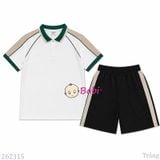  M2 Set Bộ Trai Áo Cổ Trụ P.o.l.o Quần Đùi (48-75kg) 