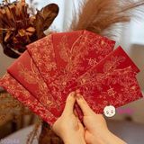  Set 60 Bao Lì Xì Gấm Hoa 