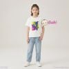  (H3) Áo Thun Bé Gái Cotton In Chữ Good Day Mặc Mát Mùa Hè (33-70Kg) 