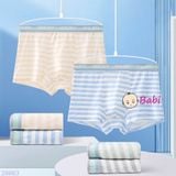  Set 4 Chip Đùi Cotton Sọc Bé Trai (27-55kg) 