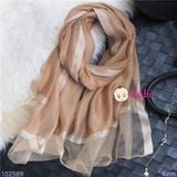  KHĂN MÀU TRƠN COTTON LANH LỤA SANG CHẢNH 