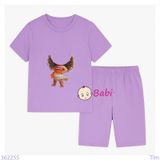  Bộ Bé Gái Quần Lửng In Họa Tiết Đẹp H1 (23-56kg) 