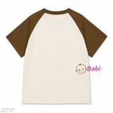  H1 Áo Thun Raplang Tay Ngắn HAPPY DAY (26-65kg) 