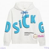  Áo Thun Có Nón Cho Bé Tay Dài In Chữ Sành Điệu (6 - 14 tuổi) 