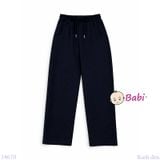  Quần Thun Suông Dài Bé Trai Bé Gái Màu Trơn M3 (33-68kg) 