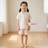  Bộ Pijama Tay Ngắn Quần Đùi Họa Tiết M3 (25-58kg) 
