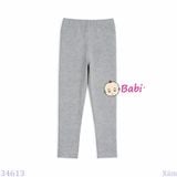  Quần Legging Dài Màu Trơn Cho Bé Gái (15kg - 35kg) 