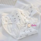  H13 Quần Lót Cotton Set 5c Cho Mẹ Và Bé Gái (35-52kg) 