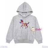 Áo Thun Hoddie Bé Trai Bé Gái Hình Chú Ngựa (21kg - 55kg) 