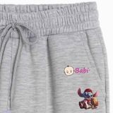  Quần Jogger Trẻ Em  Hình STITCH Ôm Bóng (23kg - 65kg) 