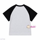  Áo Thun Cotton Tay Ngắn Raplang S.n.oo.py Tym Đỏ (30-70kg) 