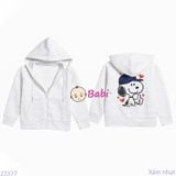  Áo Khoác Da Cá Trẻ Em Hình S.N.O.P.Y (20kg - 65kg) 