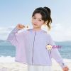 Áo Khoác Chông Nắng Cánh Dơi Bé Gái Hình Gấu (25-40kg)