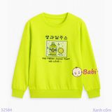  Áo Thun Tay Dài Cho Bé Cổ Tròn Họa Tiết Xinh Xắn (6 - 15 tuổi) 