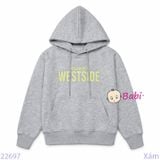  Áo Thun Hoddie Bé Trai Bé Gái Chữ WESISTDE (21kg-55kg) 