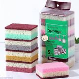  Set 5c Miếng Bọt Biển Rửa Chén 
