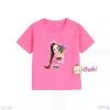  Áo Thun Tay Ngắn Cho Bé Gái Họa Tiết Váy Hồng (31-46kg) 