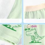  Set 4 Chip Đùi Cotton Bé Trai Họa Tiết Hình Thú (35-50kg) 
