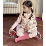  Bộ Tay Dài Quần Dài Bé Gái Họa Tiết Dễ Thương (20-40kg) 