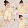  Bộ Pyjama tay ngắn quần đùi Bé Gái Hình Thỏ (30-60kg) 