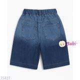  Quần Jeans Lửng Trơn Cho Mẹ Và Bé 049 (28kg - 50kg) 