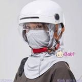  Khẩu Trang Kèm Mũ Trùm Chống Nắng 