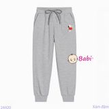  Quần Jogger Trẻ Em  Hình S.N.O.P.P.Y Ôm Tim (23kg - 65kg) 