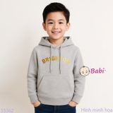  Áo Hoodie Thun Cotton Dày Dặn Bright On (17kg-75kg) 