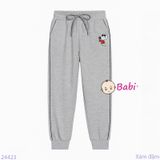  Quần Jogger Trẻ Em  Hình S.N.O.O.P.Y Đeo Kính Có Viền (23kg - 65kg) 
