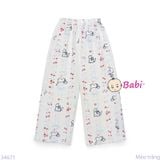  Quần Đũi Suông Cho Mẹ Và Bé Họa Tiết Xinh Xắn M1 (20-72kg) 