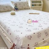  Bộ Drap Nệm Nhiều Họa Tiết Xinh Xắn (1m8*2m) 