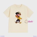  Áo Thun Gia Đình In Hình Bé Trượt Ván (26-72kg) 