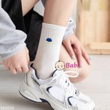  Set 6 Đôi Tất Trắng Bé Gái Xinh Xắn (Freesize) 