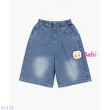  Quần Short Jeans Bé Gái Túi Thêu Sọc M3 (26-45kg) 