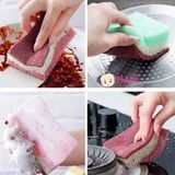  Set 5c Miếng Bọt Biển Rửa Chén 