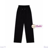  Quần Thun Suông Dài Bé Trai Bé Gái Màu Trơn M2 (27-75kg) 