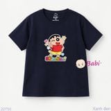  M6 Áo Thun Cotton Bé Trai Hình ShinChan (23-62kg) 
