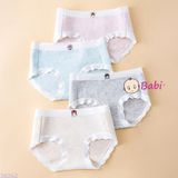  Combo 3 Chip Tam Giác Cotton Cho Bé Gái (30-40kg) 