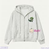  Áo Khoác Bé Trai Bé Gái Hoạt Hình Dễ Thương (17kg-75kg) 