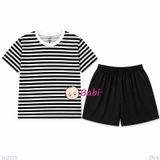  Bộ Thun Sọc Kẽ Quần Đùi Mẹ Bé (40-70kg) 
