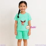  Bộ Bé Gái Quần Lửng In Họa Tiết Đẹp H1 (23-56kg) 