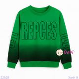  Áo Thun Bé Trai Cổ Tròn Tay Dài In Loang Cham Sành Điệu (6 - 15 tuổi) 