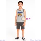  Bộ Sát Nách Sọc Quần Lửng In Số 76 (10-25kg) 