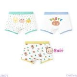  Set 3 Quần Chip Đùi Bé Trai Họa Tiết Dễ Thương (23-42kg) 