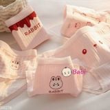  H2 Quần Lót Tam Giác Cotton Set 5c Cho Mẹ Và Bé Gái (35-53kg) 
